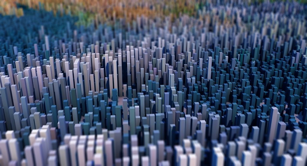 We Often See This Pattern Before a Cybersecurity Incident — Here’s Why It Happens 4 3d abstract landscape cubes with depth field